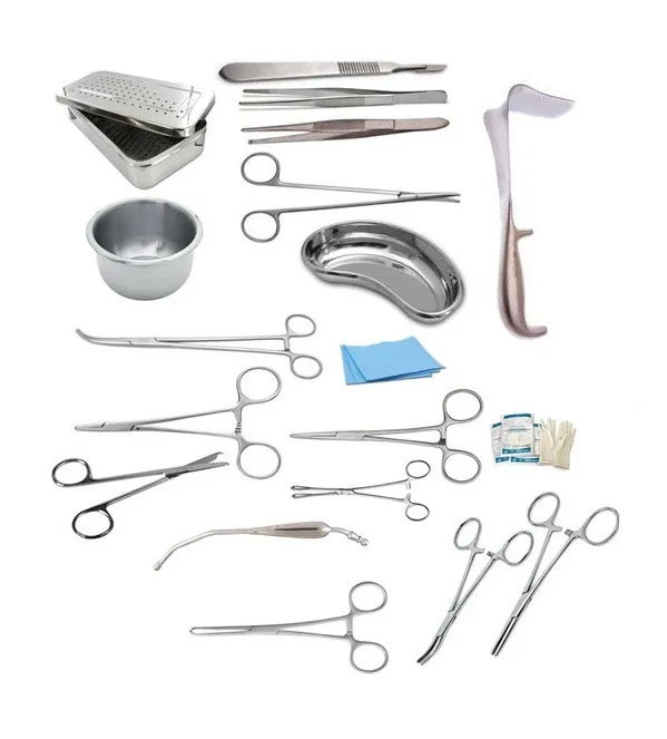 High Quality German Standerd Stainless Steel Basic Laparotomy Abdominal