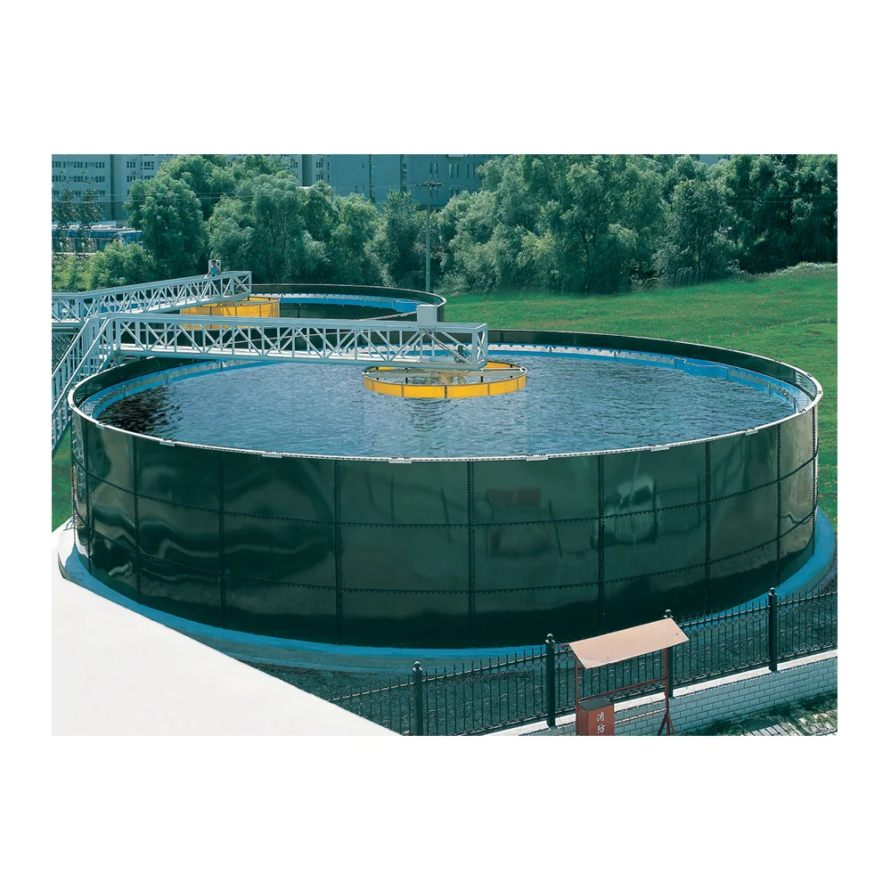 china white glass fused steel tank water storage with 1 year