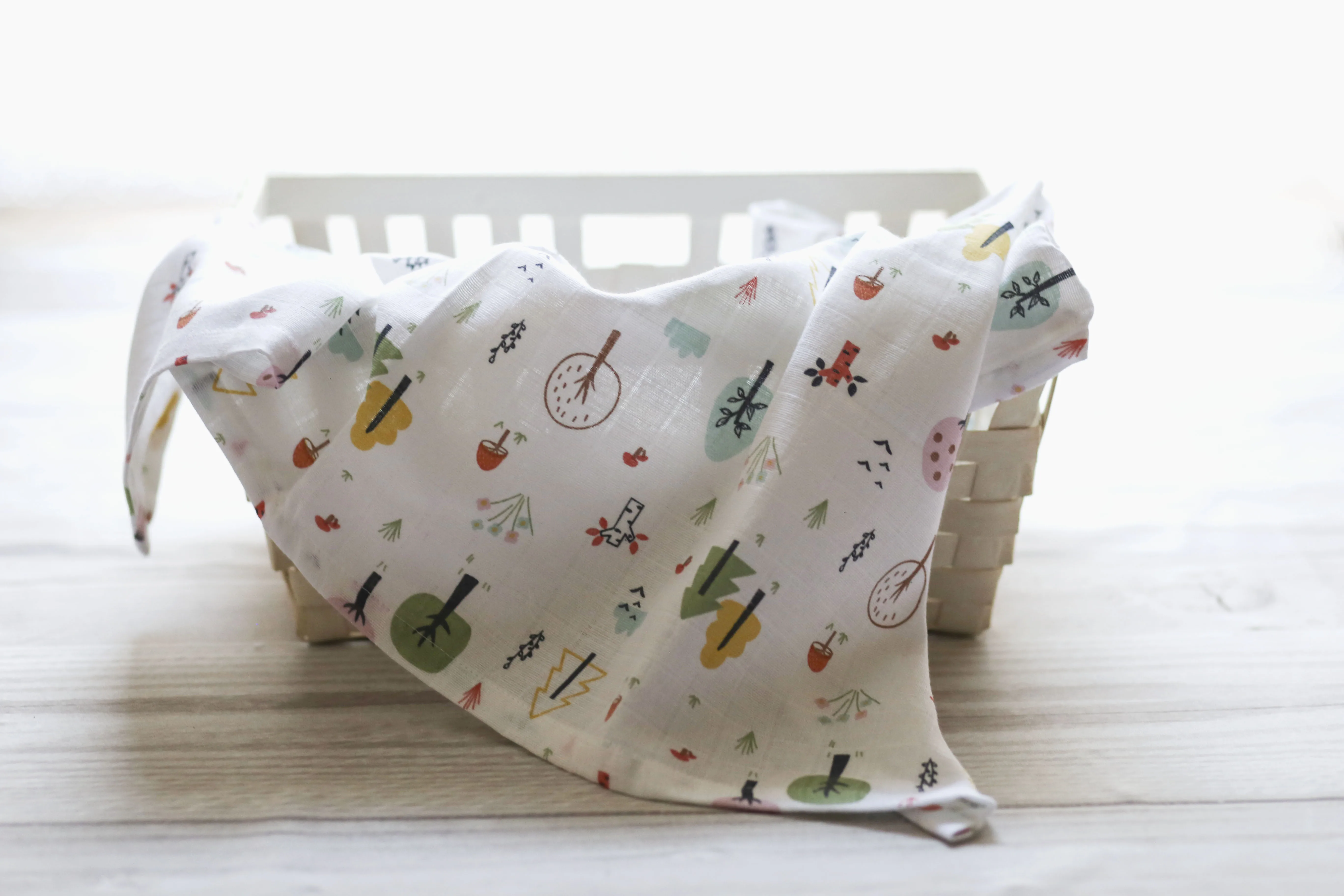 Tree Pattern Soft Fabric Muslin Fabric For Baby 100 Cotton Buy Cotton