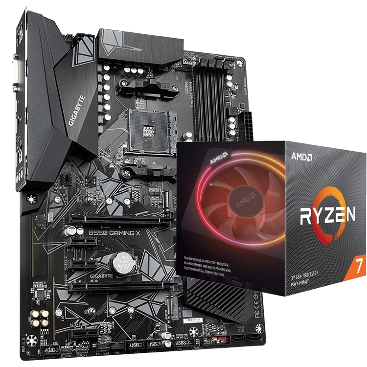 Used GIGABYTE B550 GAMING X Motherboard for AMD AM4,