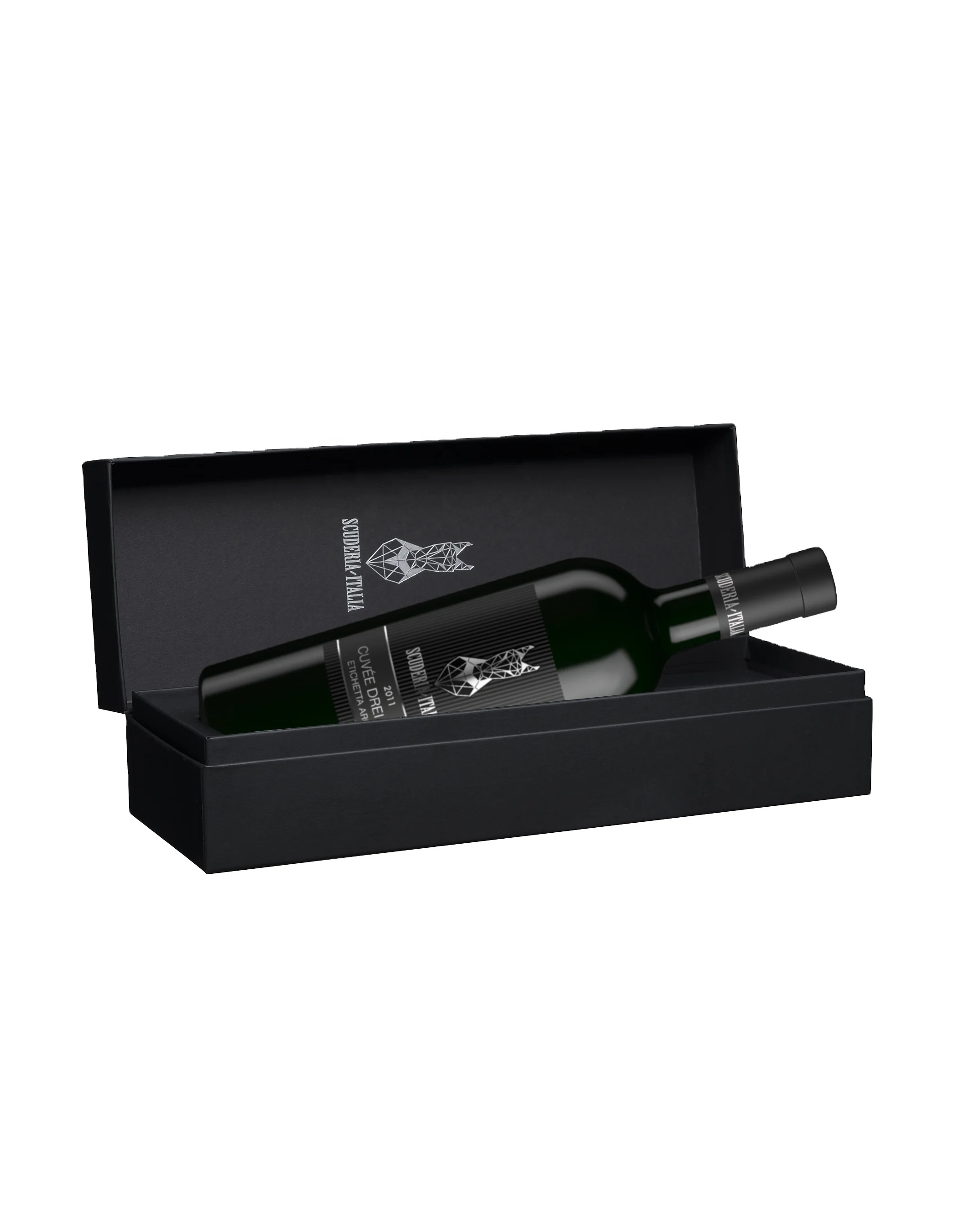 CUVEE DREI DONA ETICHETTA ARGENTO 2011 Scuderia Italia 0.75L 14.5% Prestigious Italian Red Wine in its Luxury Box