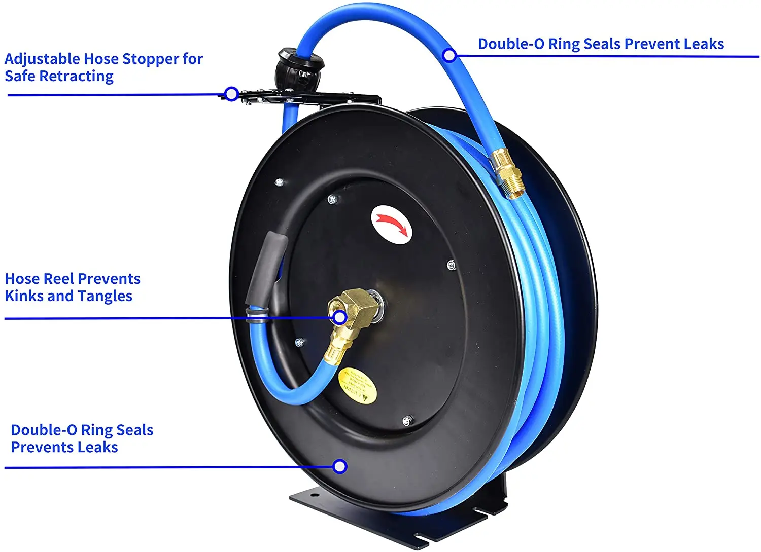 50 Ft. yardworks retractable hose reel