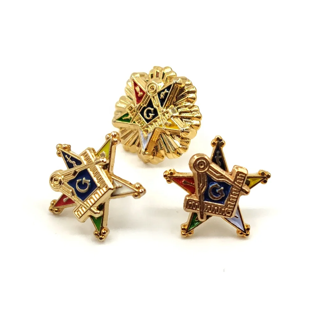 Masons Oes Masonic Order Of The Eastern Star Patron Masonic Oes Lapel ...