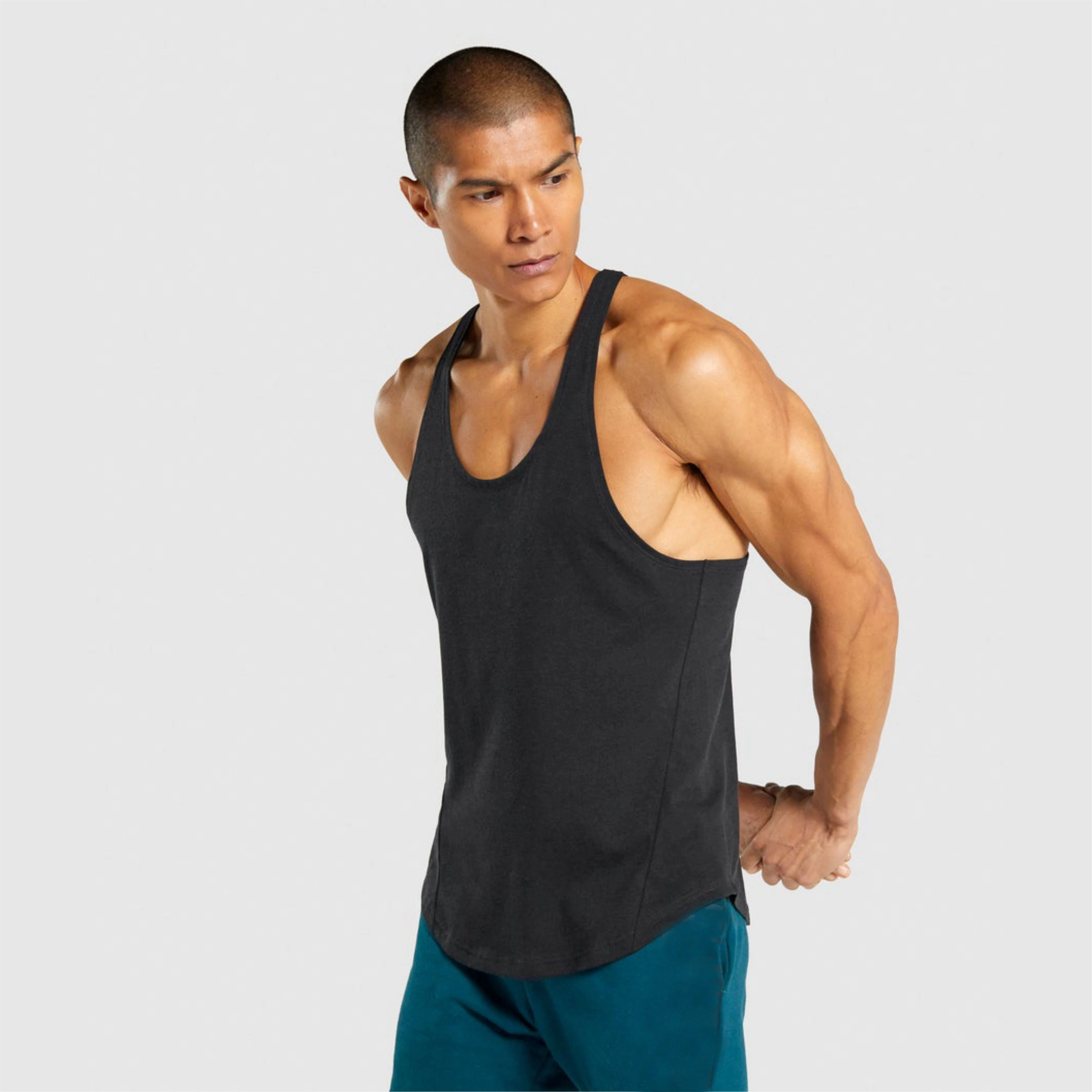 mens stringer workout shirts