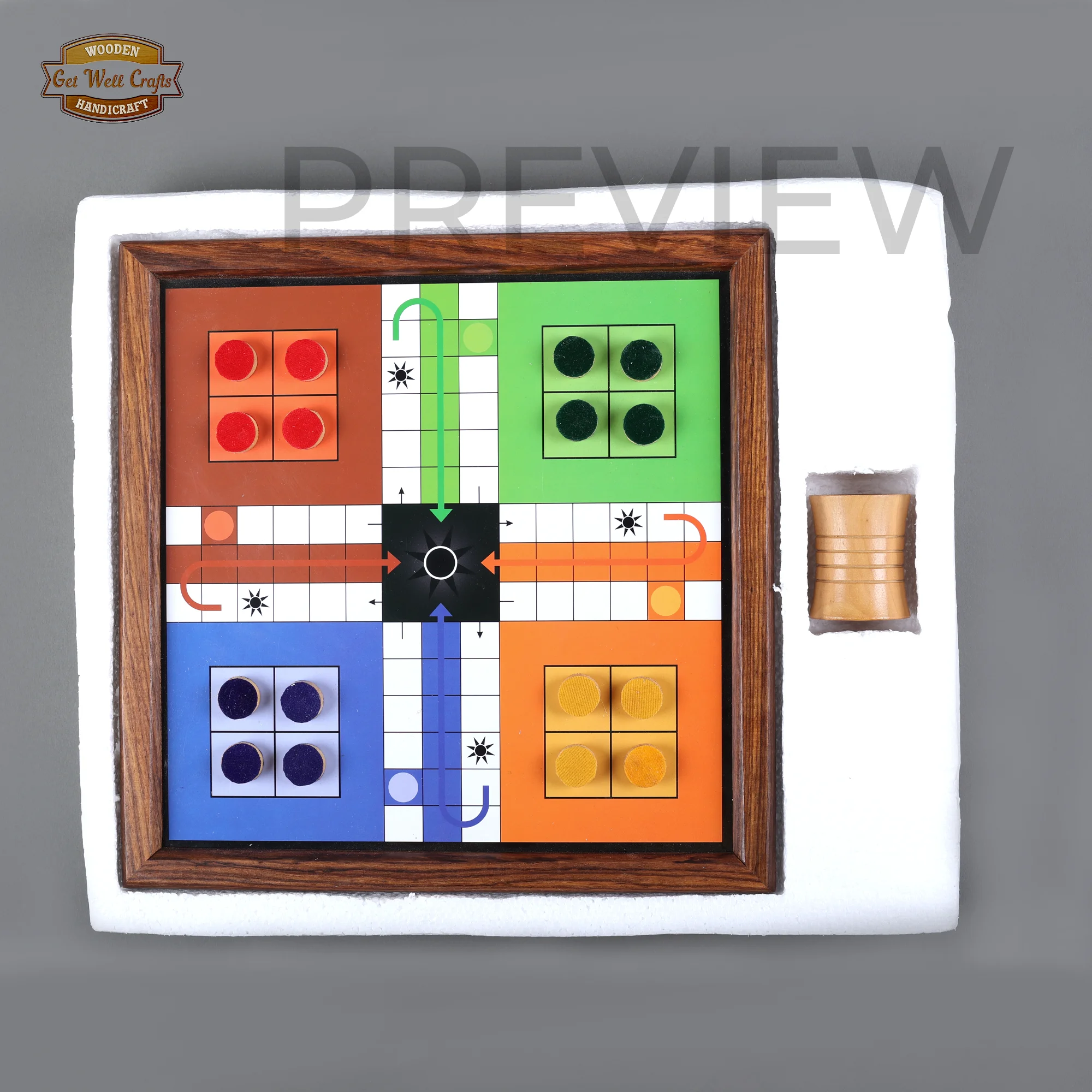 Классические деревянные магнитные змеи и лестницы