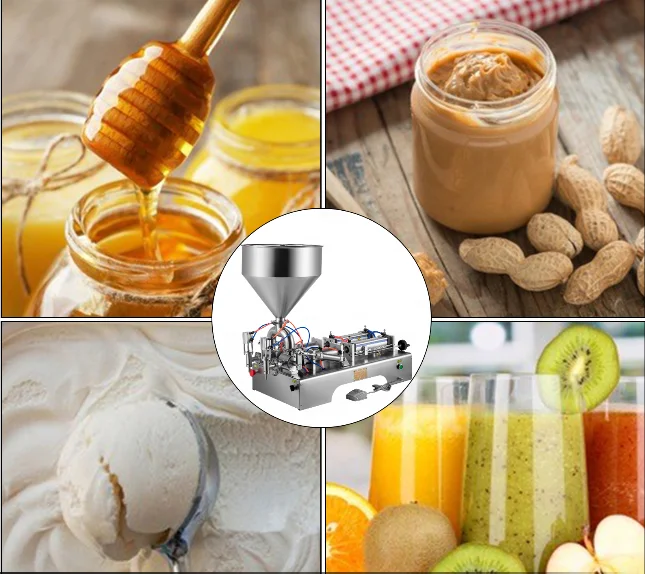 
 GFC-1000 по горизонтали с двойной головкой пневматический пастонабивная машина подходит для заполнения липкие материалы  