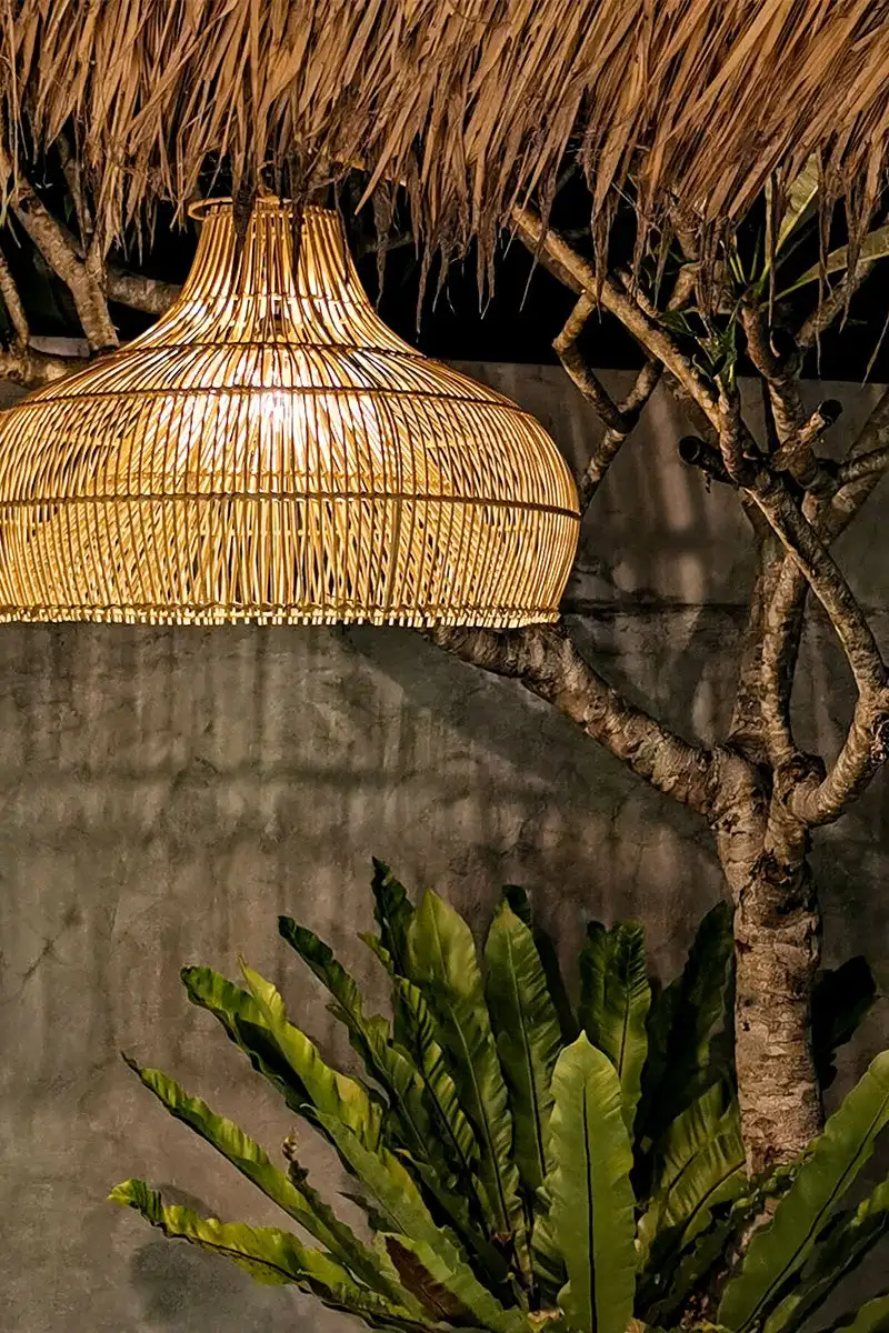 Rustic Garlicshaped Rattan Light Shade Buy Rattan Lampshade Round