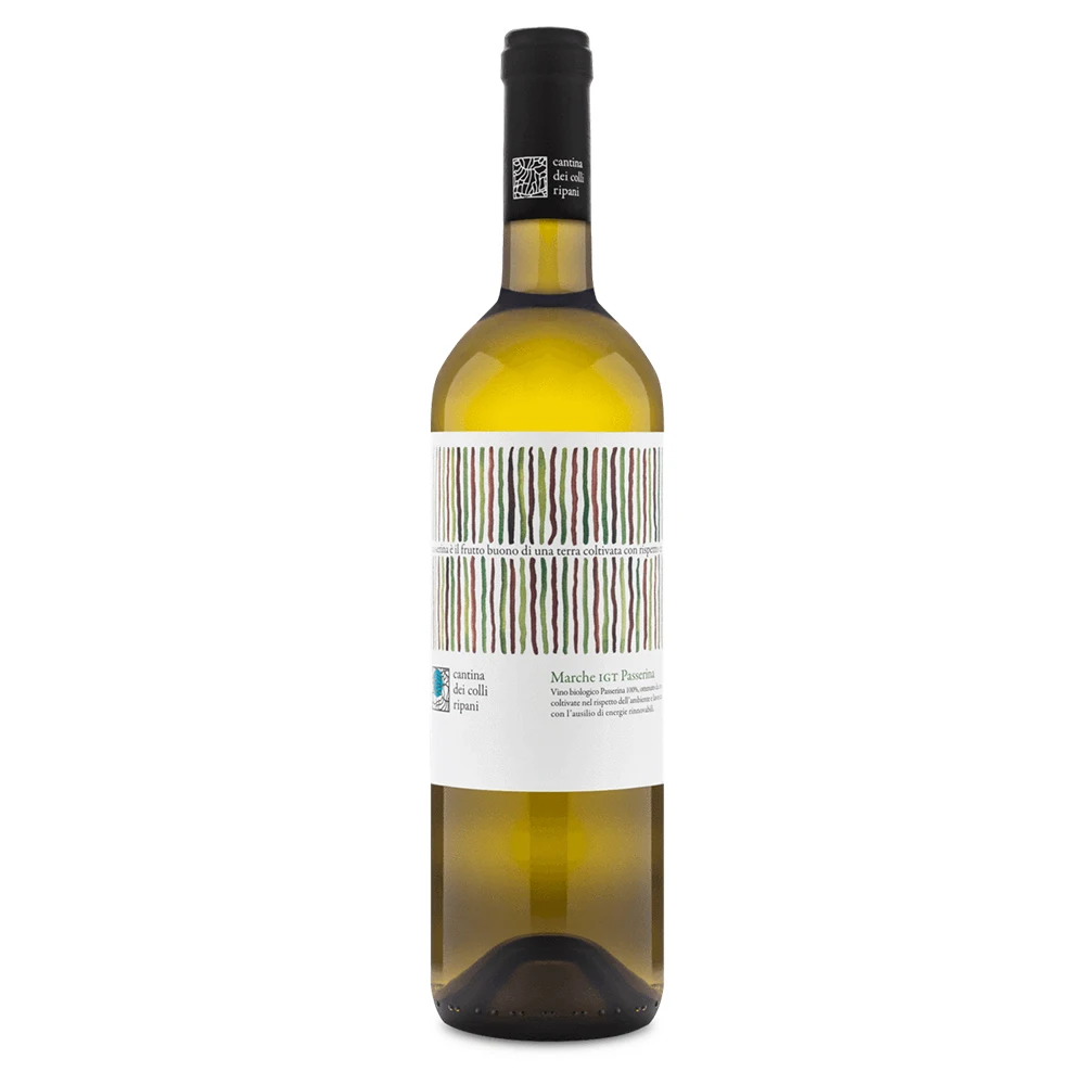 italian top value white wine PASSERINA colli ripani marche IGT passerina 0,75L for export