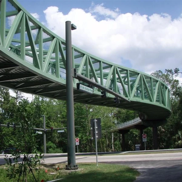 Prefabricated Galvanized Steel Structure Pipe Truss Construction for Pedestrian Bridge and Footbridge
