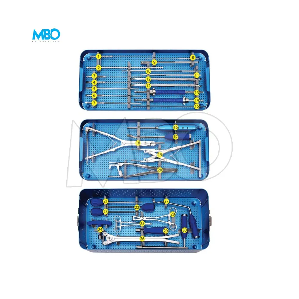 Basic Spinal Orthopedic Surgery Instrument Minor Tray New Surgical Medical Kit Buy Spine Kit