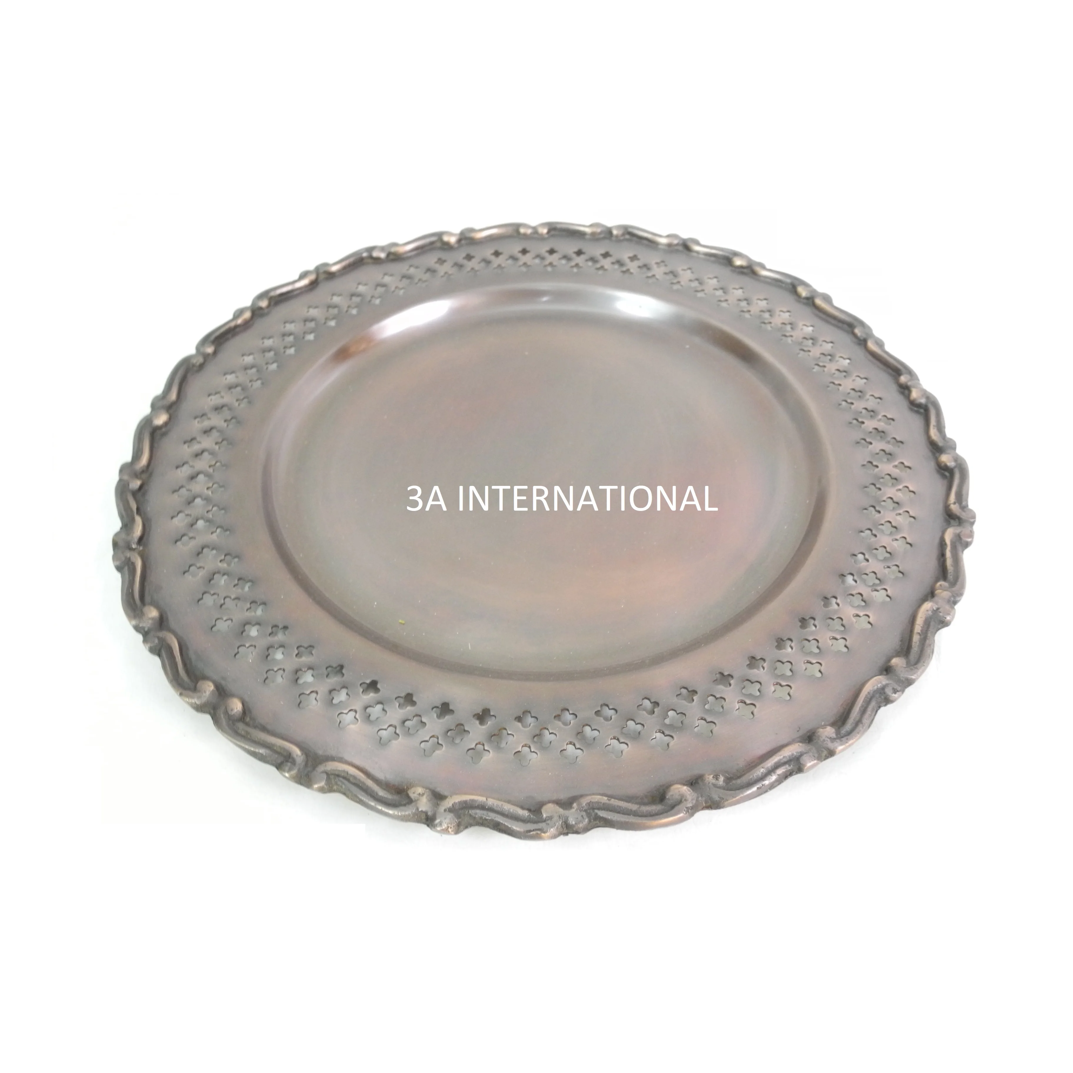 Silver Plated Salver in 4 Sizes,Free Engraving up to 60 Letters Gift Box Option 