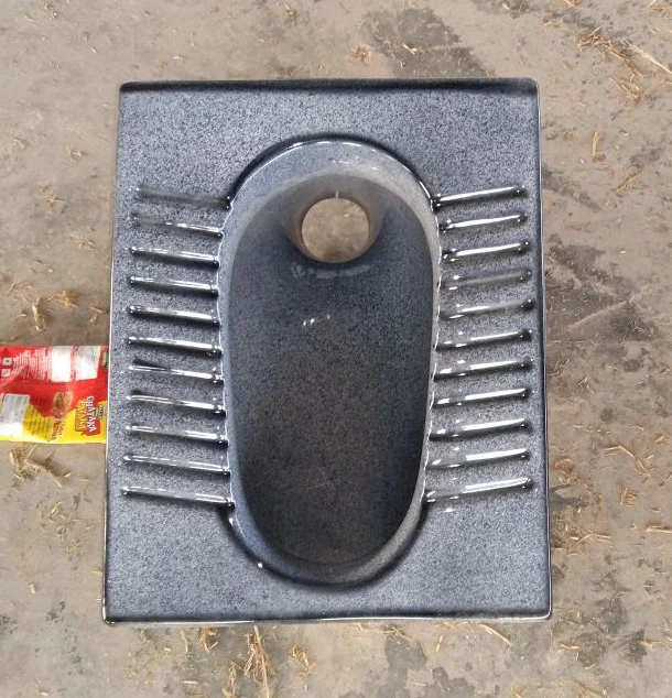 Violet Dark-Light Color Full Deep Size Indian Squatting Orissa Pan for Bathroom - Ceramic Sanitary Ware Water Closet From India