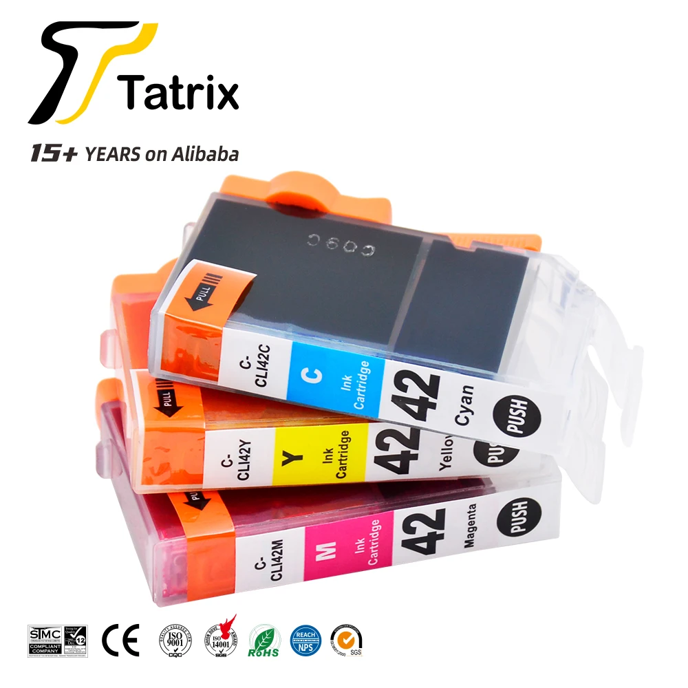 CLI-42Y Cartuccia Compatibile Giallo Per Canon Pixma PRO-100 Pixma - Foto 7