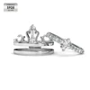 Sterling Silver 925 with 18K white gold plated