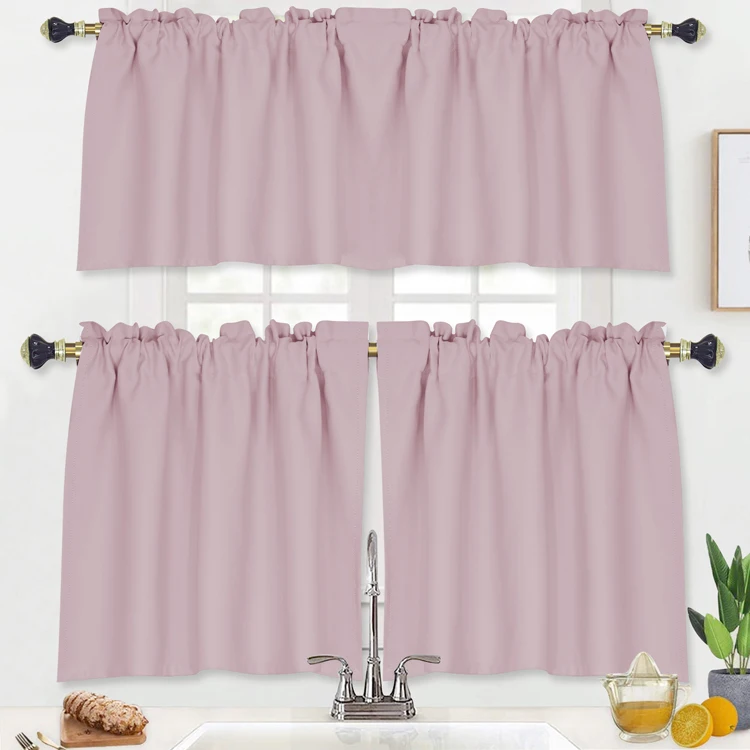 Customization Solid Color Stylish European Living Room Bedroom Drapes And curtains cotton linen