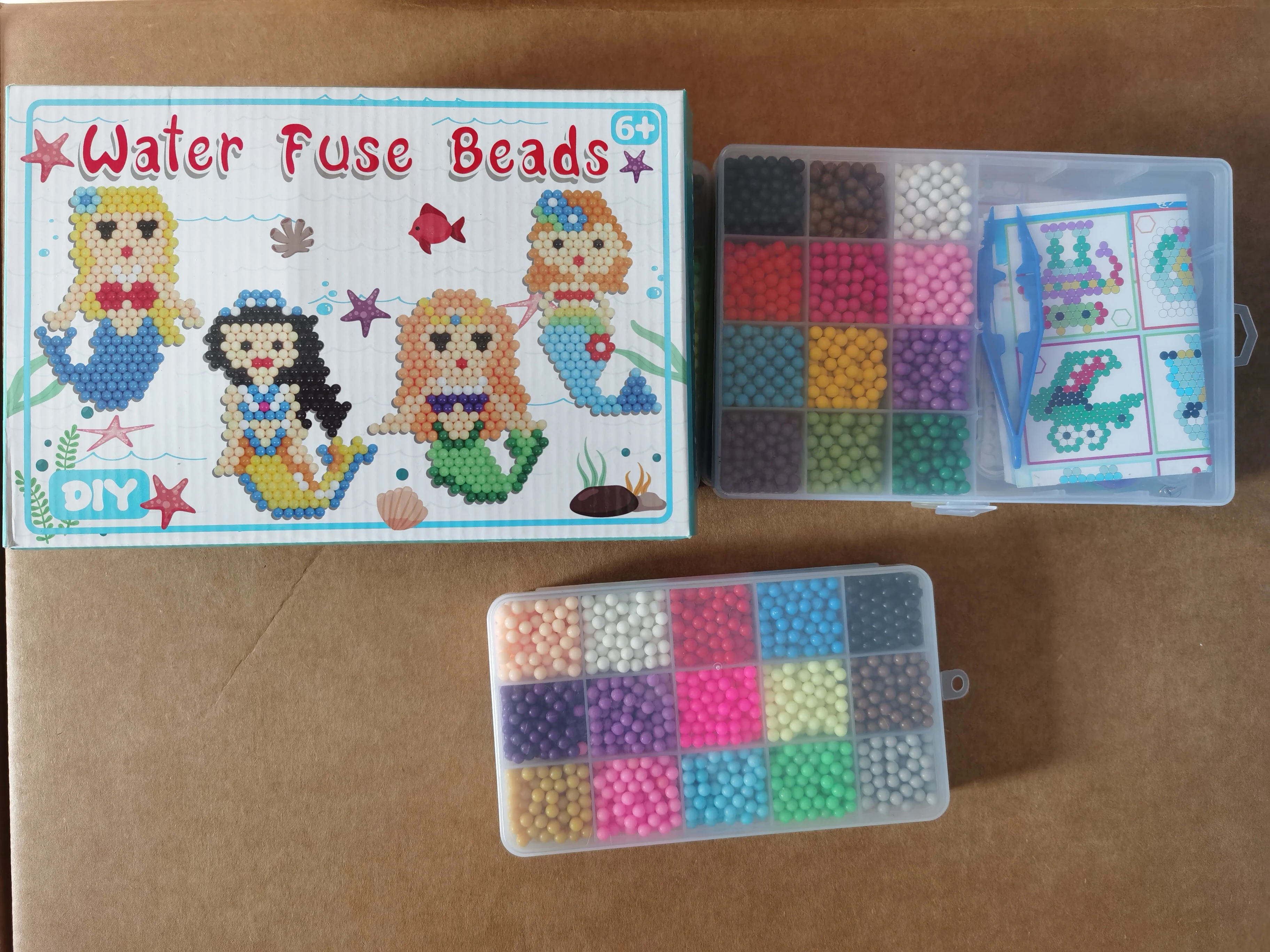 Water Fuse Beads Refill 5mm 5200 Beads 24 Colors Creative Waterbeads Magic  Wa