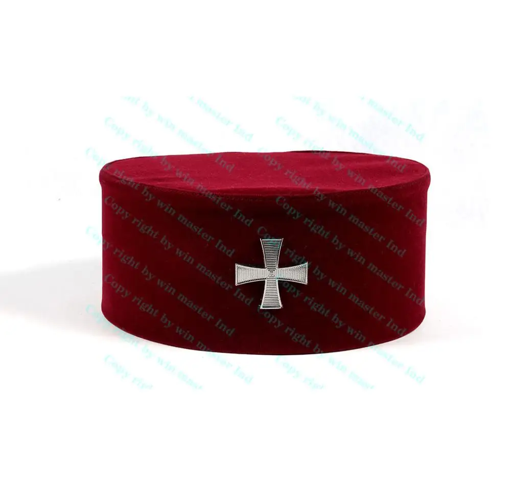 Knights Templar Cap Masonic Malta Cap 