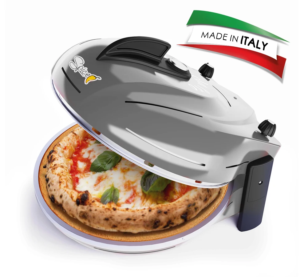 Spice Diavola Pro Electric Portable Pizza Oven Grey Color With Italian  Refractary Stone - Buy Pizza Oven Portable,Piza Oven,Forno Pizza Product on  Alibaba.com