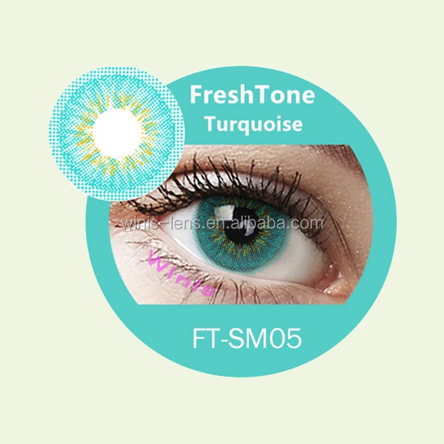 2 тона Baby Doll, Корейская Мягкая цветная контактная линза с мелкими глазами FreshTone по низкой оптовой цене из Южной Кореи