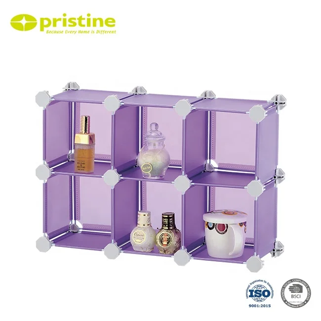 
 Taiwan manufacturer Low MOQ 30 design 6 plastic storage cube  
