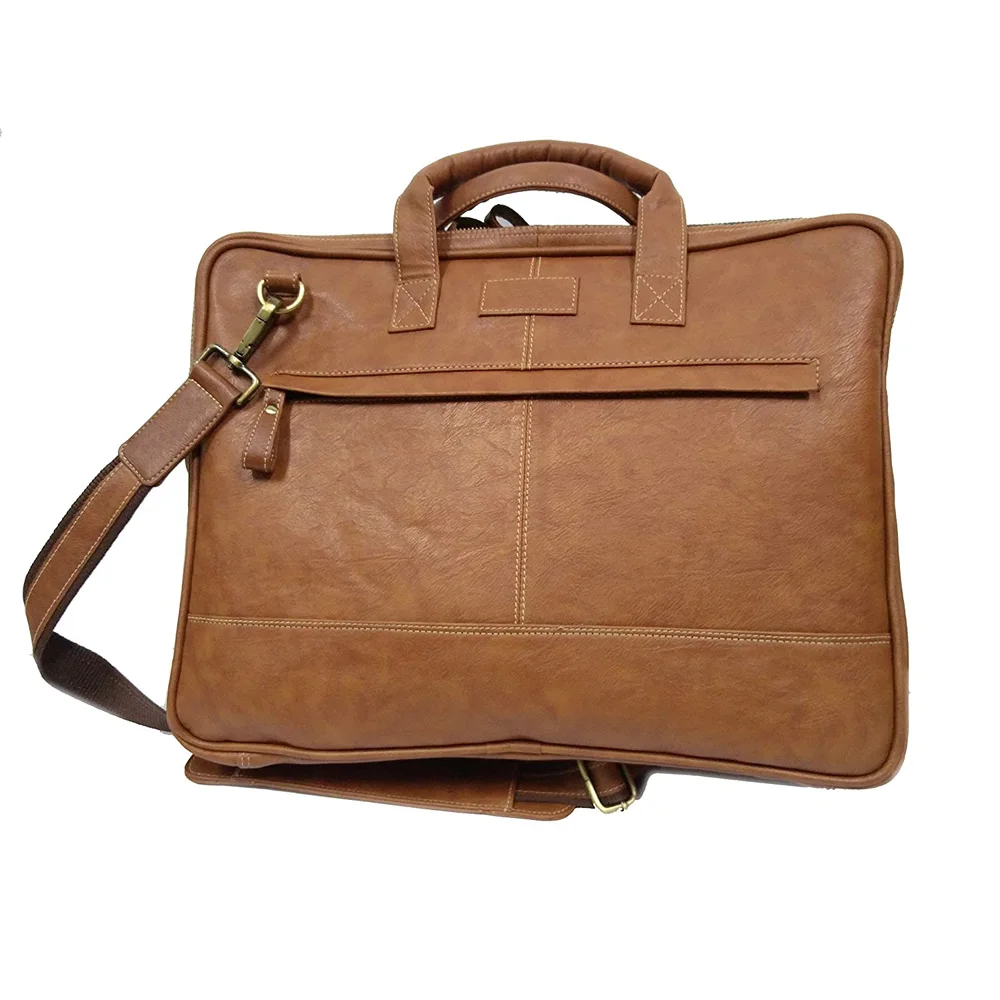 New High Quality Leather Laptop Bags Best Design Big Capacity
