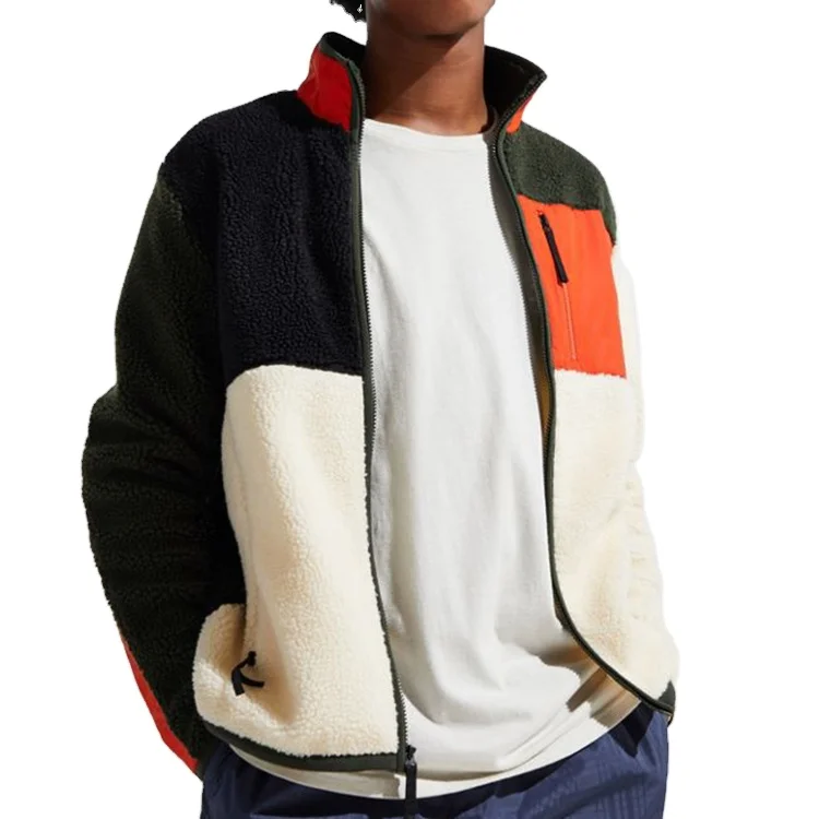 Wholesale Customized Fleece Jacket Mens 