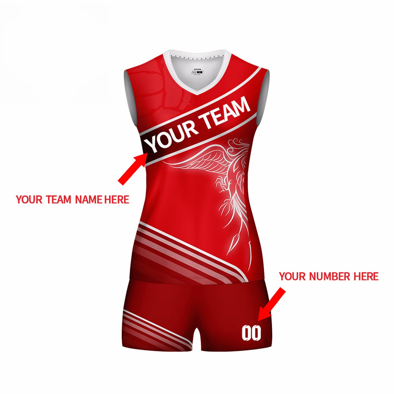 New Design Custom Sublimated Lightweight Volleyball Uniforms Wholesale Sportswear Vibrant Colors