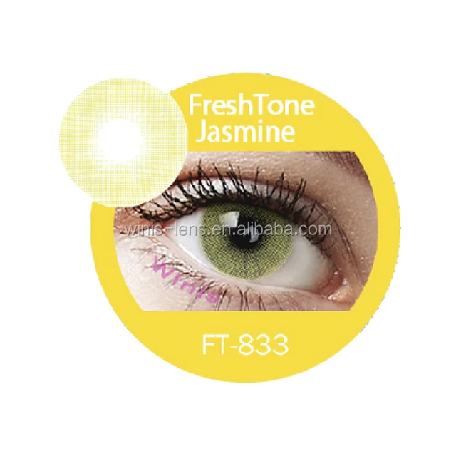 
Оптовая продажа, низкая заводская цена, сделано в Южной Корее, FreshTone Super Naturals, мягкие косметические цветные контактные линзы 