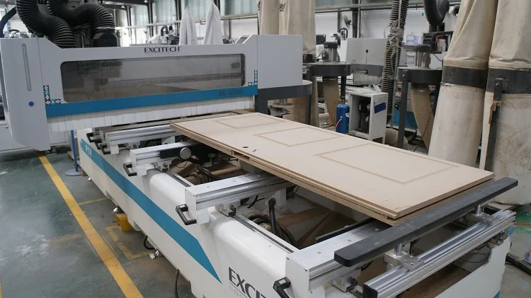 Excitech High Quality E6 PTP Cnc Router Wood Drilling Machine Center