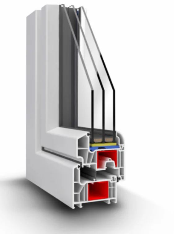 UPVC Windows High Quality PVC Doors and windows Profile Sections Folding and Sliding windows and Doors