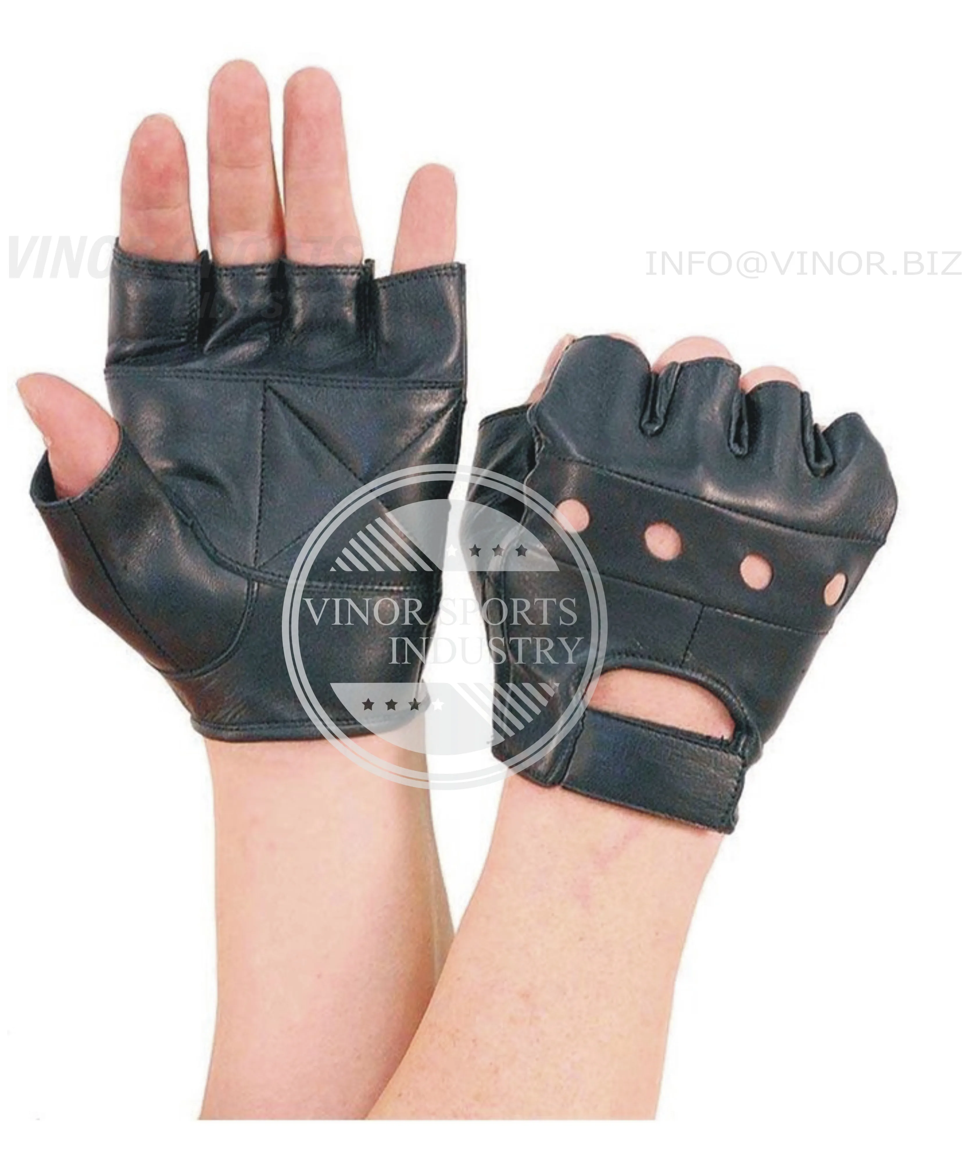 Купить перчатки без пальцев мужские