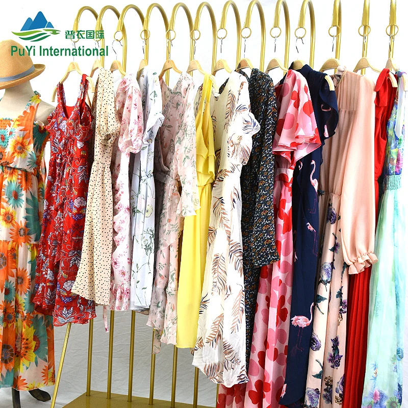 Uk Wholesale Used Clothing Women Silk Dress Bulk Used Clothes Nearly Brand  New Clean Silk Dresses for Sale