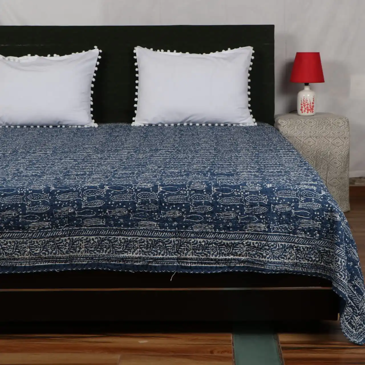 Стеганое покрывало из чистого