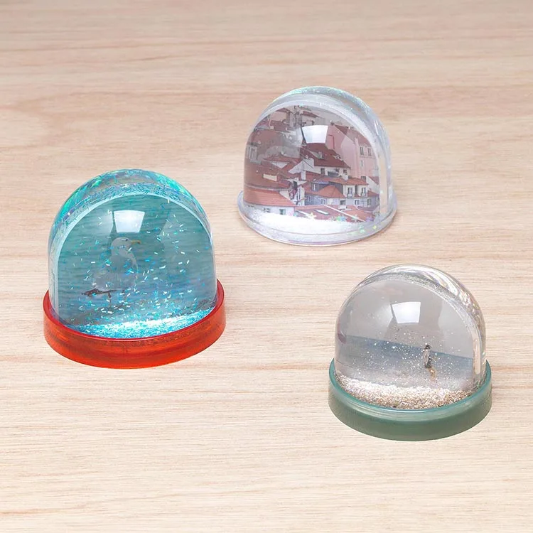 Хит продаж: высококачественный купольный акриловый Снежный шар подходит для двух