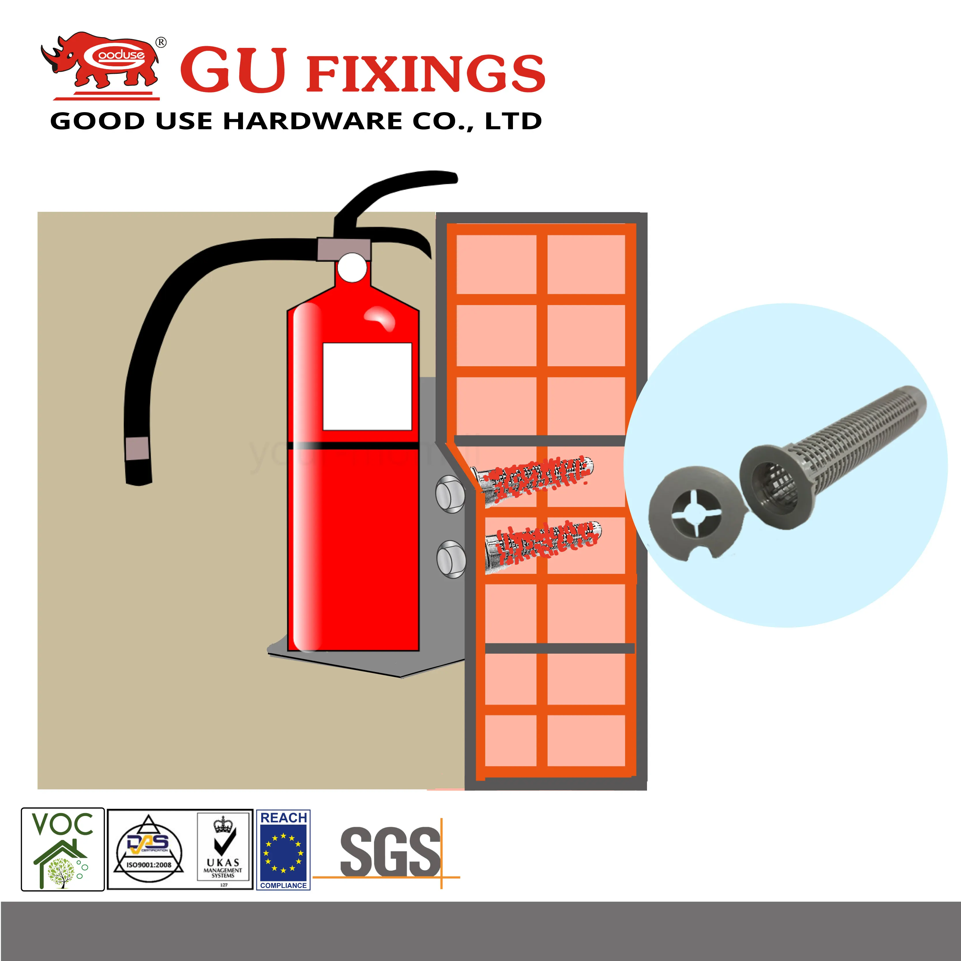 Injection Plastic Anchor Sleeve for Epoxy Bolt Anchoring