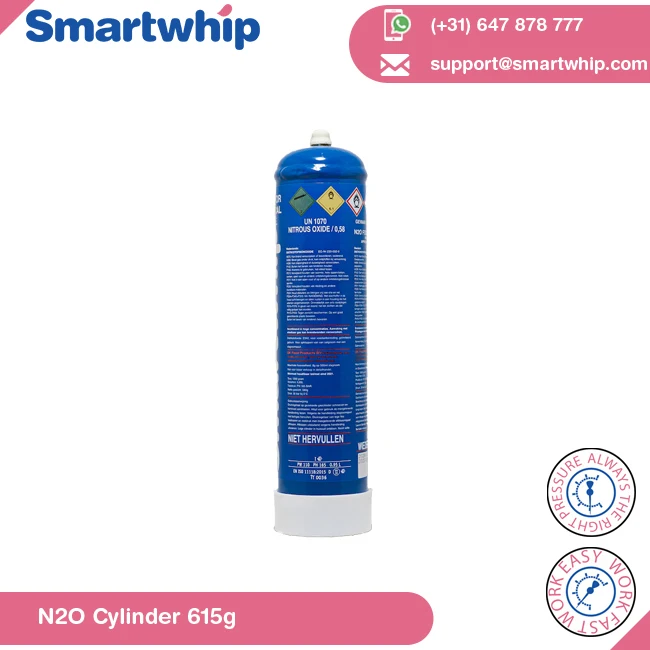 Стандартный класс, высшее качество, пищевой класс, N2O Закись азота Smartwhip, зарядное устройство для взбитого крема, 580 г, для продажи