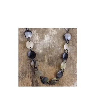 100% natural horn Beads Necklaces Fashion Indian buffalo horn jewelry costume Handmade Handicrafts jewelry