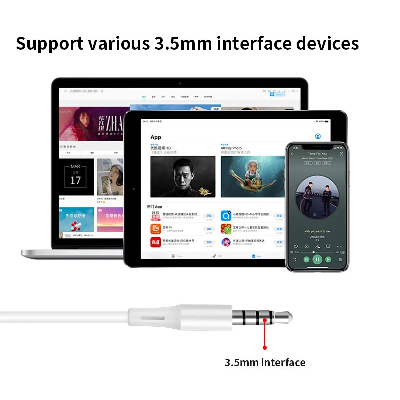 
Акция Высокое качество TPE 3,5 мм проводные с микрофоном оригинальные наушники под $1 