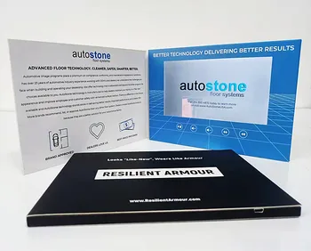 Customized printing lcd video brochure card is the best business gift for car dealers and auto parts suppliers