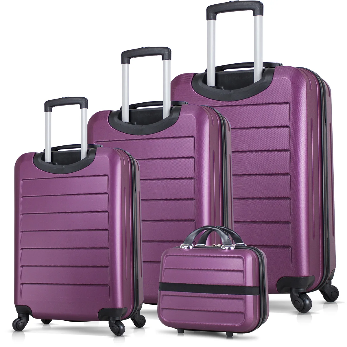 Good Quality Wholesale Product My Valice Ruby Abs Suitcase Set Of 4 Travel Set Buy My Valice