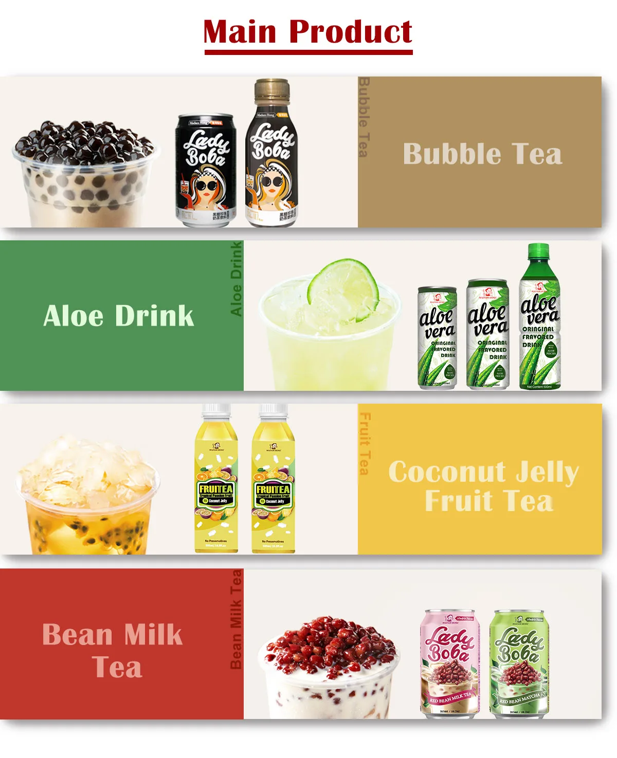 Madam Hong 320ml Bursting Boba Bubble Tea Buy Bursting Boba Tea Canned Drink,Mango Popping