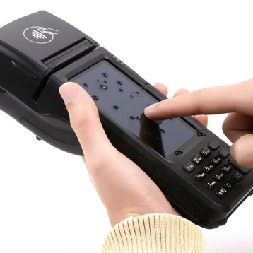 Integrated Mobile POS Terminal with 3G Barcode Reader MSR Contact Card Contactless Card Printer