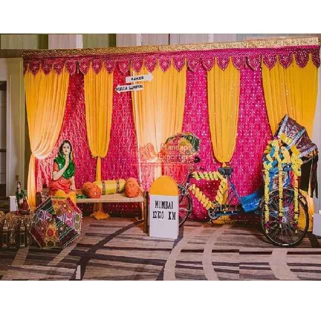 Pre Wedding Punjabi Mehndi Sangeet Decorations Punjabi Mela Pre-wedding  Decoration Props Punjabi Style Mehndi And Sangeet Decor - Buy Mehndi Stage,Stylish  Wedding Mehndi Stage Decoration,Bride Sangeet Mehndi Decorations Wedding  Stage Product on