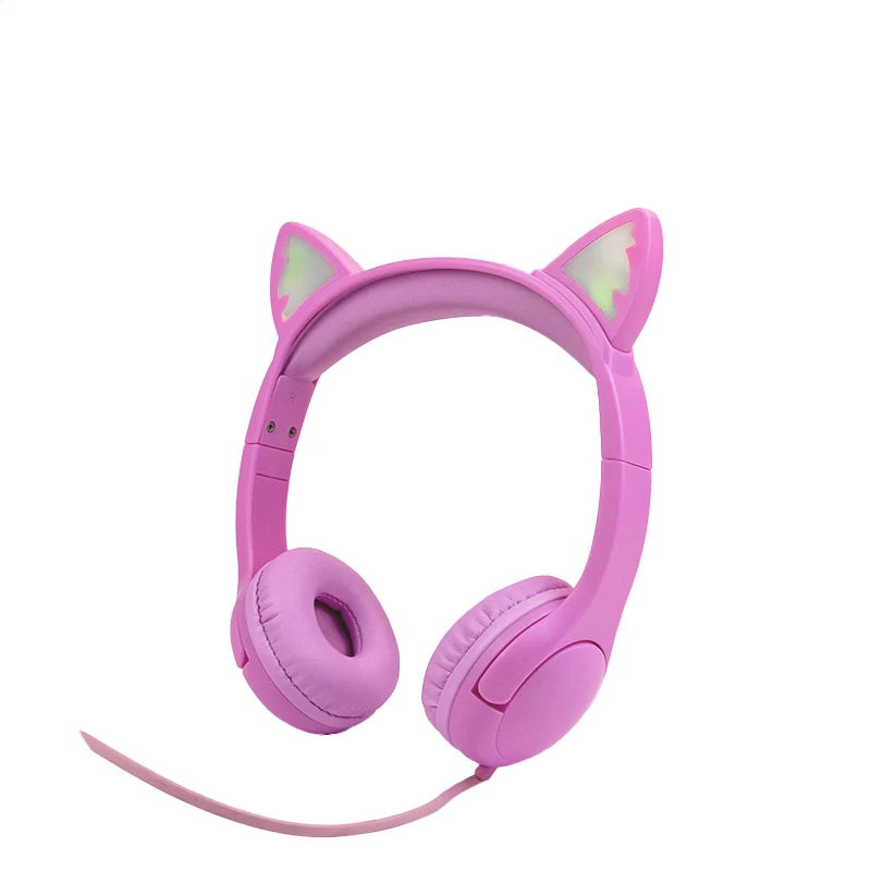 Pink Cute Cat Ears Wireless Headphone Perfect Gift