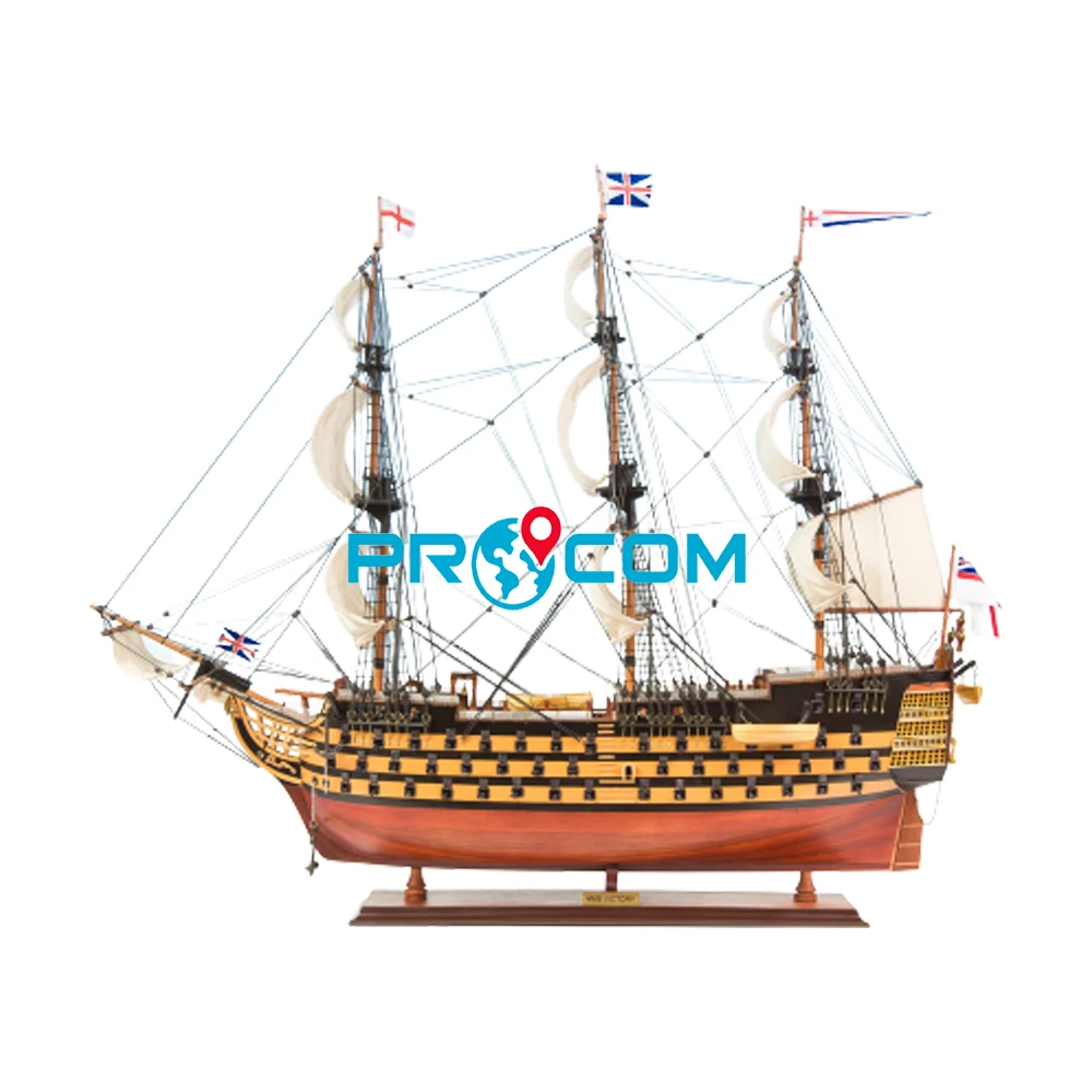 Hot Gift For Lunar New Year 21 75cm Hms Victory 1765 Model Tall Ship Boat High Quality From Vietnam Buy Wooden Ship Model Wooden Model Gift Wooden Ship Wooden