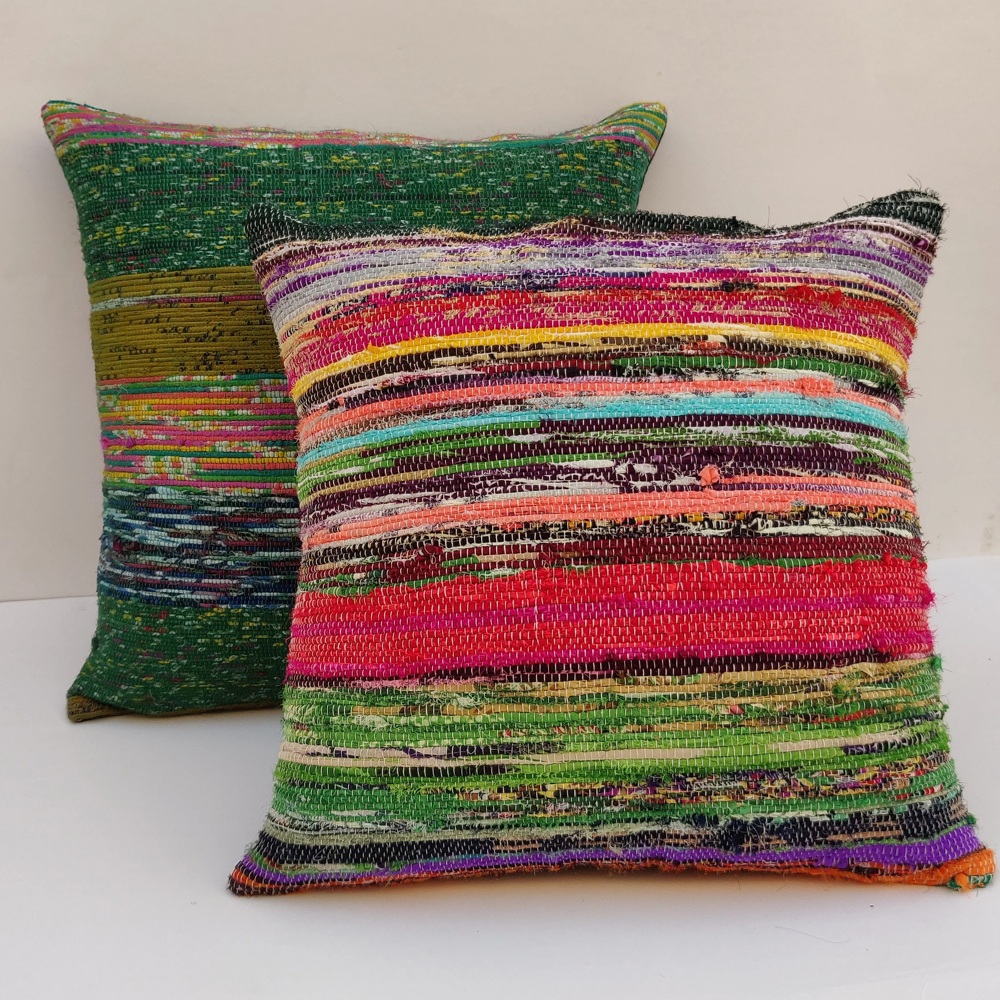 chindi cushion covers