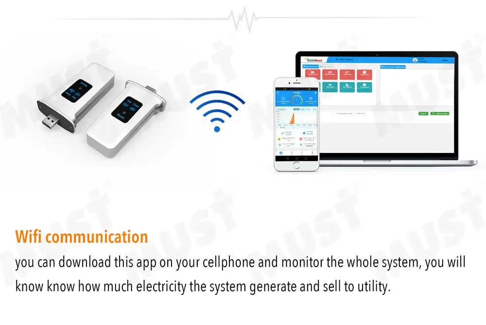 MUST 3.6kw 4.2kw 4.6kw 5kw PH1000 ON/OFF Grid High frequency Hybrid Solar Inverter