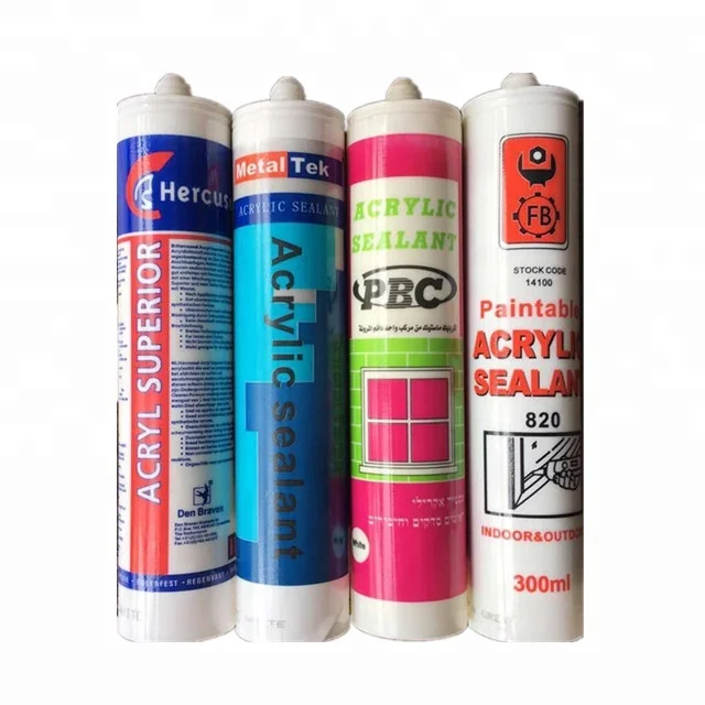 Acrylic Sealant Paintable Weatherproof Acrylic Sealant For Living Room