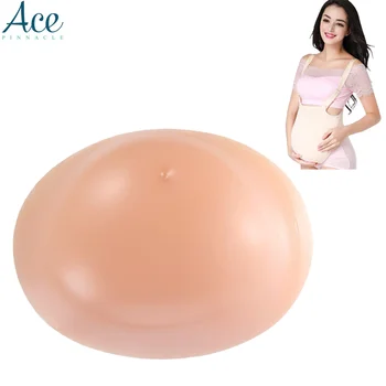 2~3 Month 1000 g Baby Tummy skin Silicone Artificial stomach Fake pregnant Silicone belly Pregnancy bump