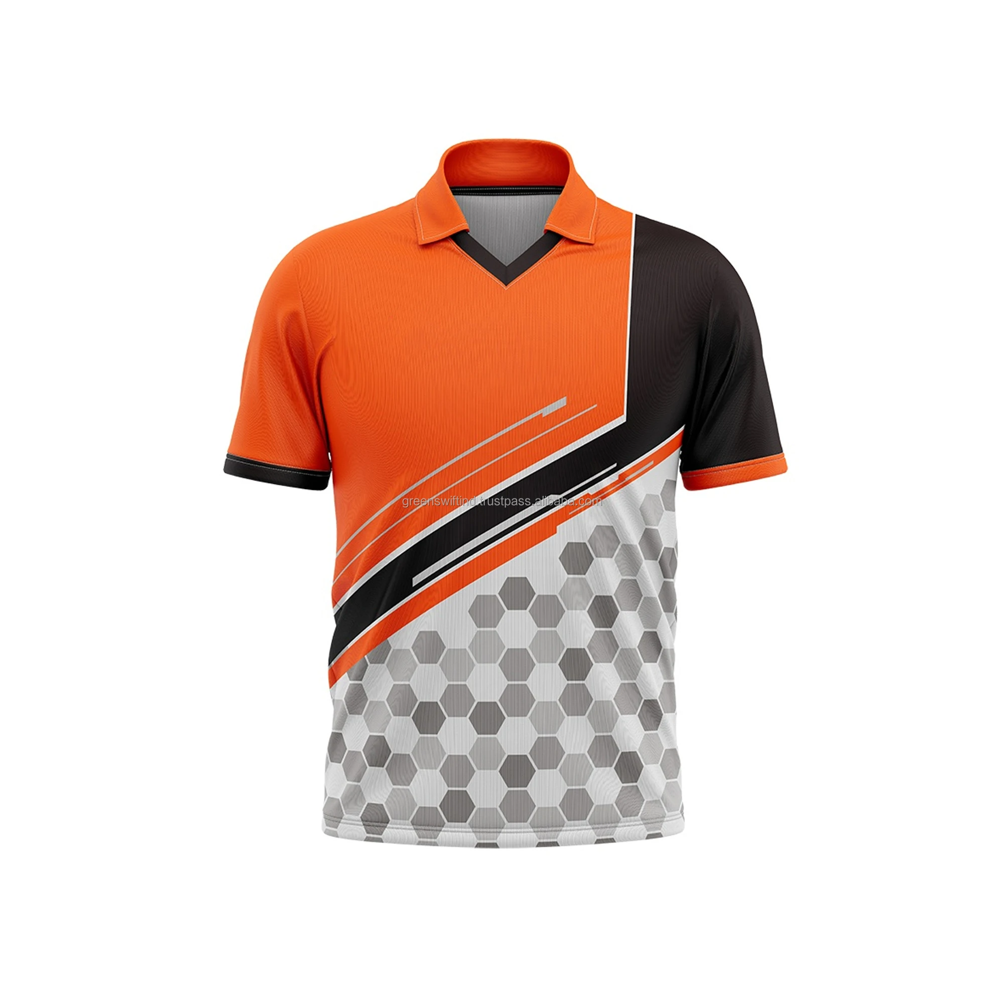 Printed Polyester Mens Sports Jersey